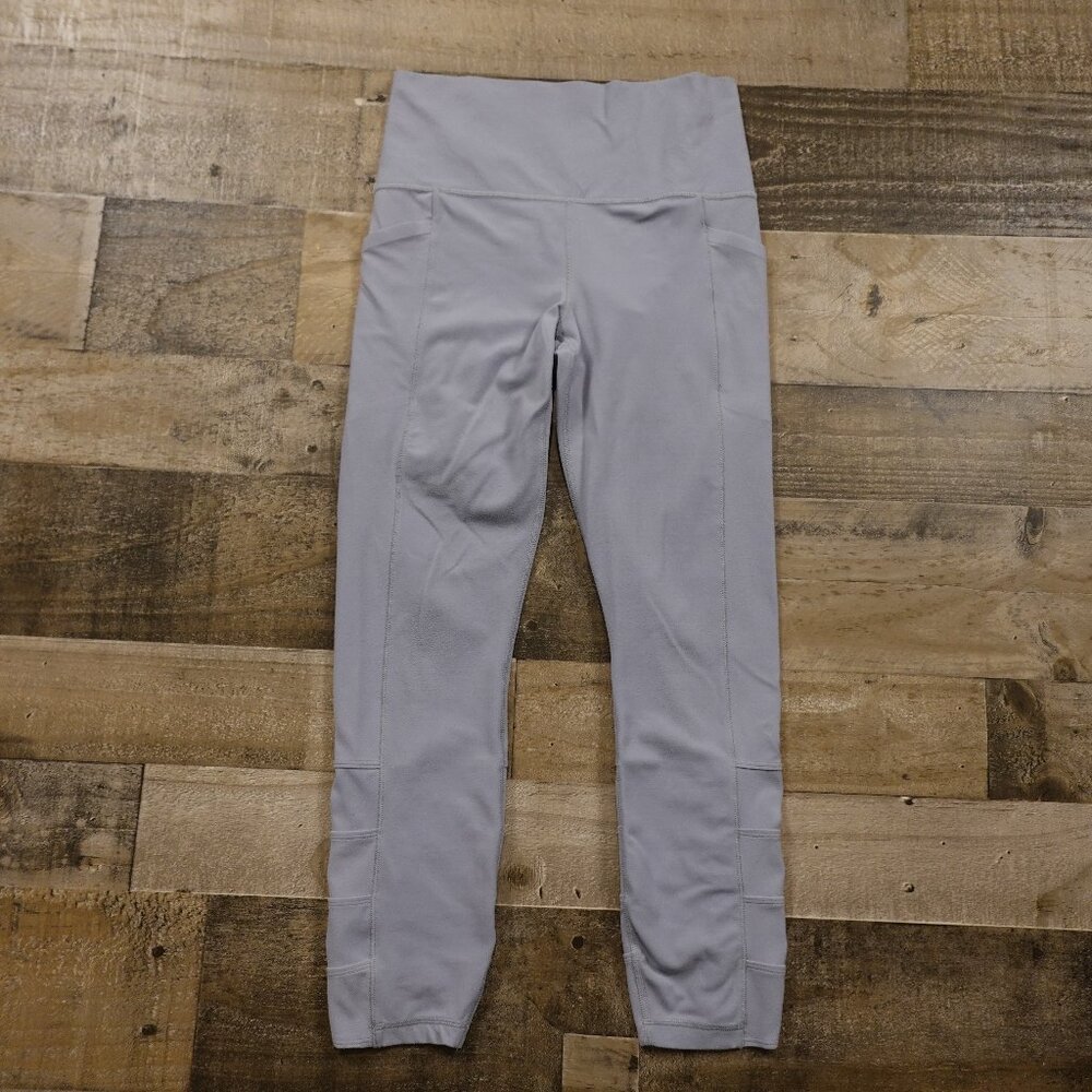 Athleta Salutation Stash Pocket Cinch 7/8 Leggings Women’s Small Gray